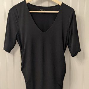 Black maternity top